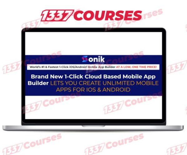 Akshat Gupta – Sonik – Brand New 1-Click Cloud Based Mobile App Builder