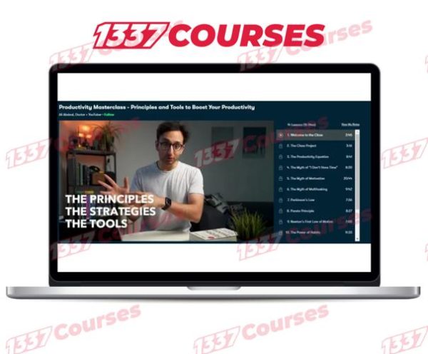 Ali Abdaal – Productivity Masterclass – Principles and Tools to Boost Your Productivity