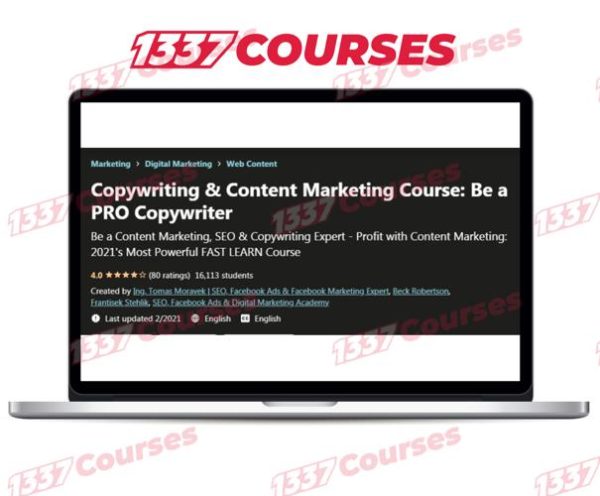 Copywriting & Content Marketing Course – Be a PRO Copywriter