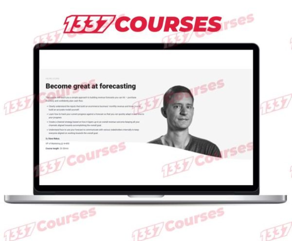 Dave Rekuc (CXL) – Ecommerce Forecasting