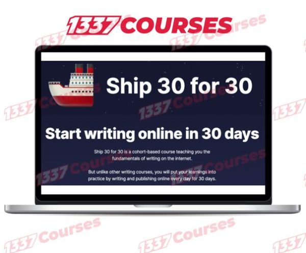 Dickie Bush – Ship 30 for 30