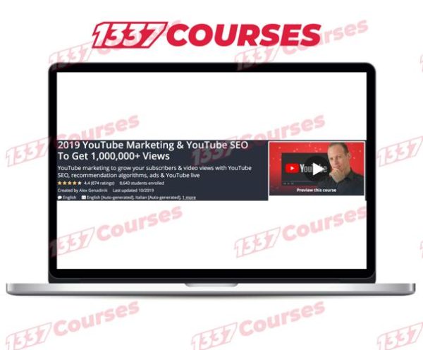 Alex Genadinik – 2019 YouTube Marketing and YouTube SEO To Get 1,000,000+ Views