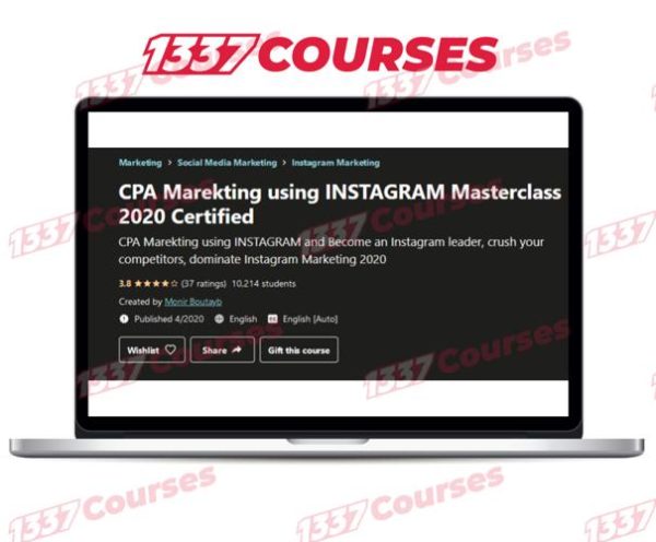 CPA Marekting Using INSTAGRAM Masterclass (2020) Certified