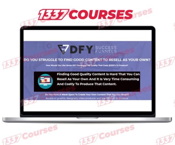 DFY Success Funnels (Releasing 25th November) Update