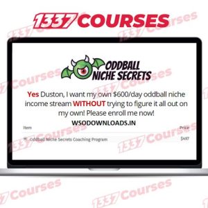 Duston McGroarty – Oddball Niche Secrets Coaching Program