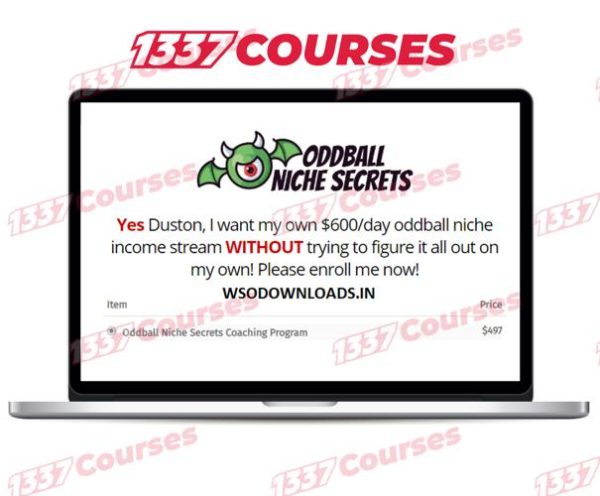 Duston McGroarty – Oddball Niche Secrets Coaching Program