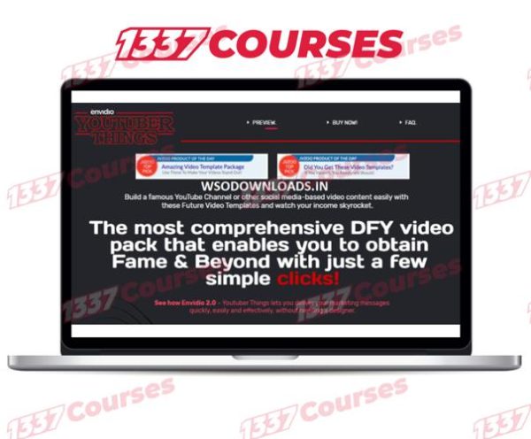 Envideo 2.0 – Youtube Templates FE + OTO