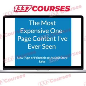 High-Value Printable Profits – How To Sell One PDF for $68