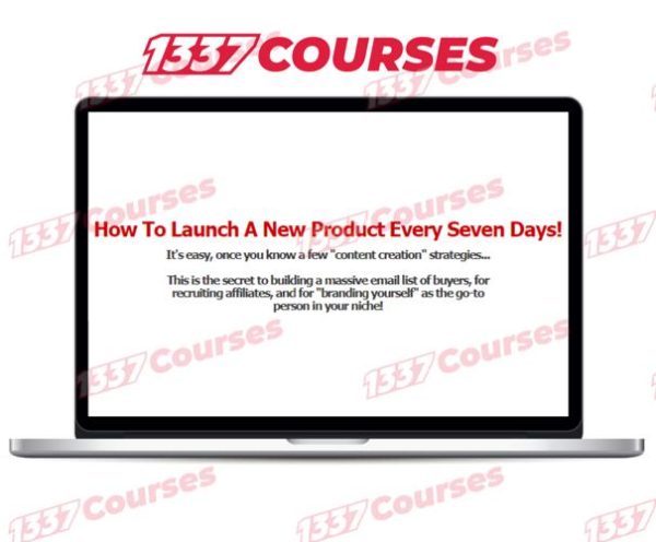 How To Launch A New Product Every Seven Days