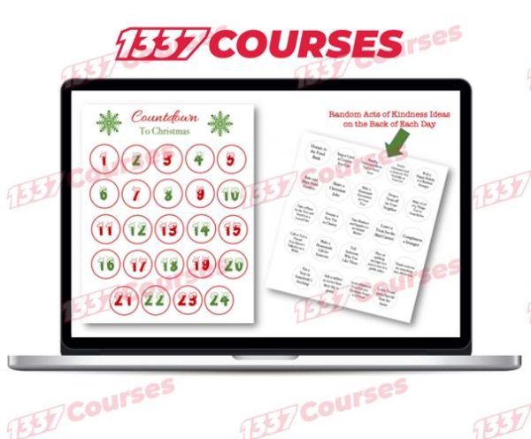 PLR Printable Christmas Advent Calendar + 2021 Calendar