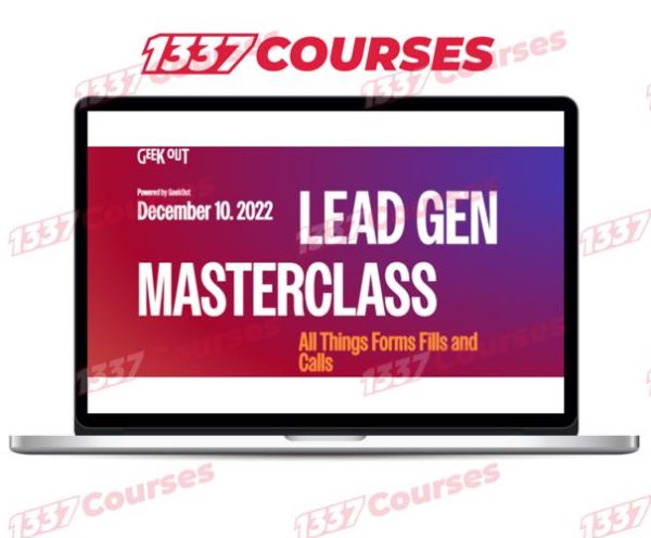 Geekout – Lead Gen Masterclass 12-2022