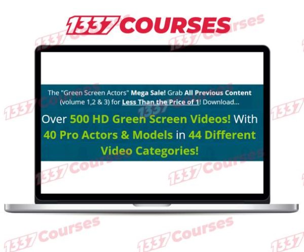 Green Screen Actors Mega Sale Update – Blowout Sale! Over 500 HD Green Screen Videos! – Launching 10 May 2021