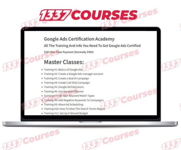 Jack Hopman – Google Ads Certification Academy