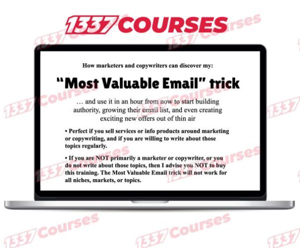 John Bejakovic – Most Valuable Email