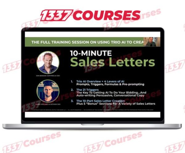 Jon Benson – 10 Minute Sales Letter