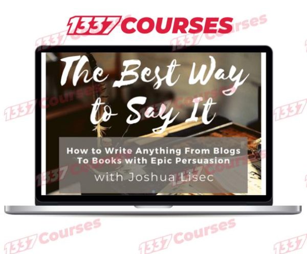 Joshua Lisec – The Best Way To Say It