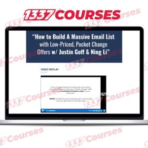 Justin Goff – How To Build A Massive Email List With Low-Priced ‘Pocket Change’ Offers