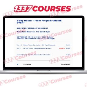 Mark Minervini – 5-Day Master Trader Program ONLINE EVENT