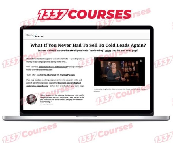 Rachel Mazza – Advertorial 101