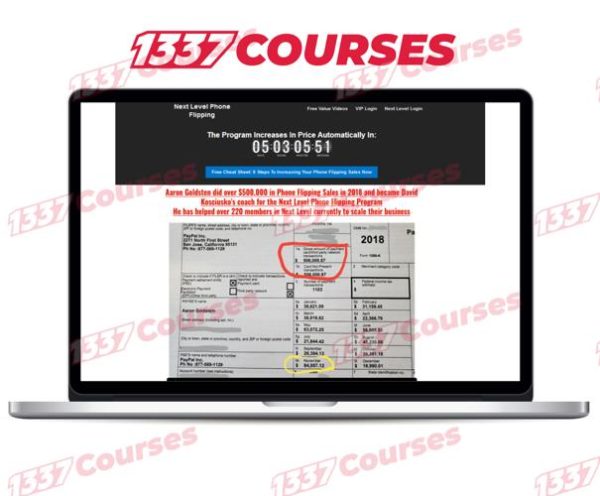 Aaron Goldsten – Next Level Phone Flipping Program