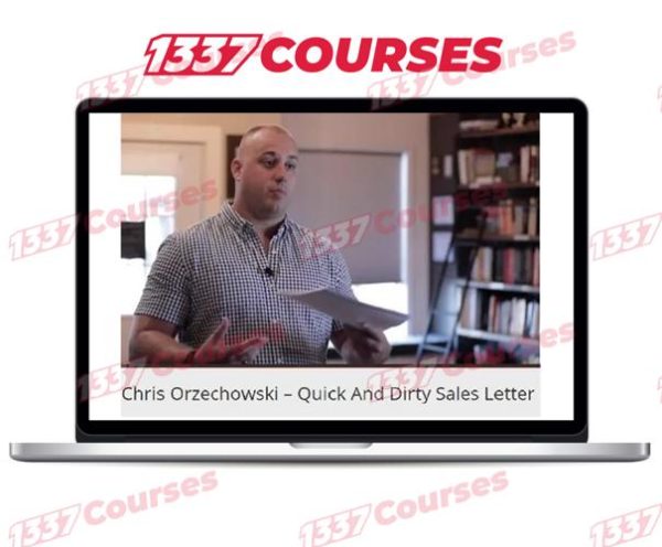 Chris Orzechowski – Quick And Dirty Sales Letter