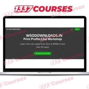 James Beattie – Print Profits Live Workshop (Scaled From Zero to $140k In Less Than 90 Days)