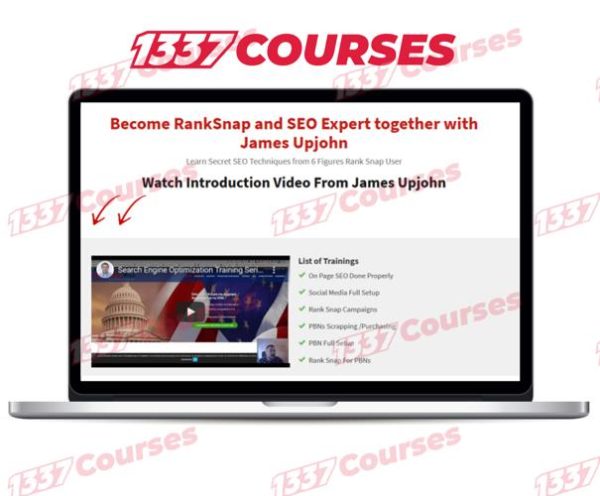James Upjohn – Secret SEO Techniques from 6 Figures Rank Snap User