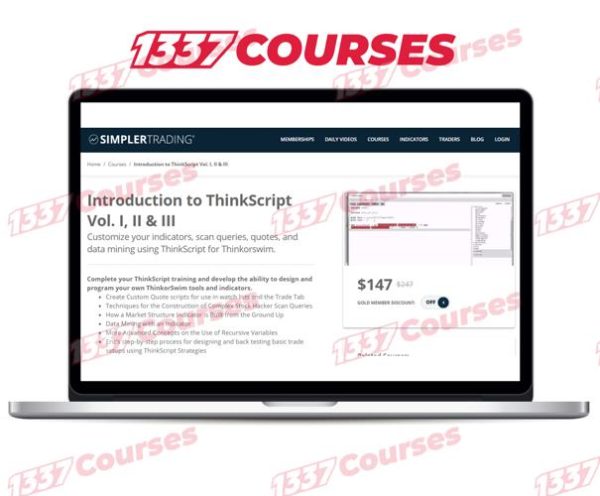 Simpler Trading – INTRODUCTION TO THINKSCRIPT VOL. I, II & III