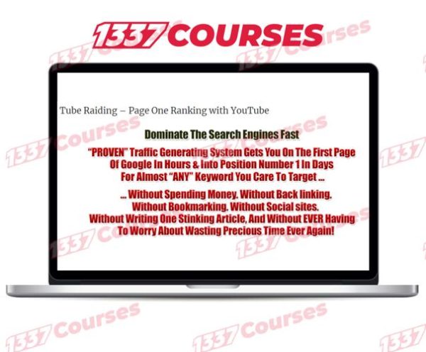 Tube Raiding $995 – Page One Ranking with YouTube