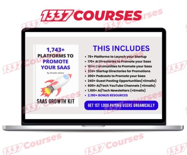 Saas Pedia – Saas Growth Kit 2024 [1,743+ Places to Promote your Startup]