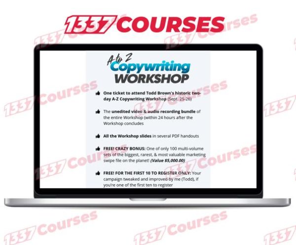 Todd Brown – A-Z Copywriting Workshop